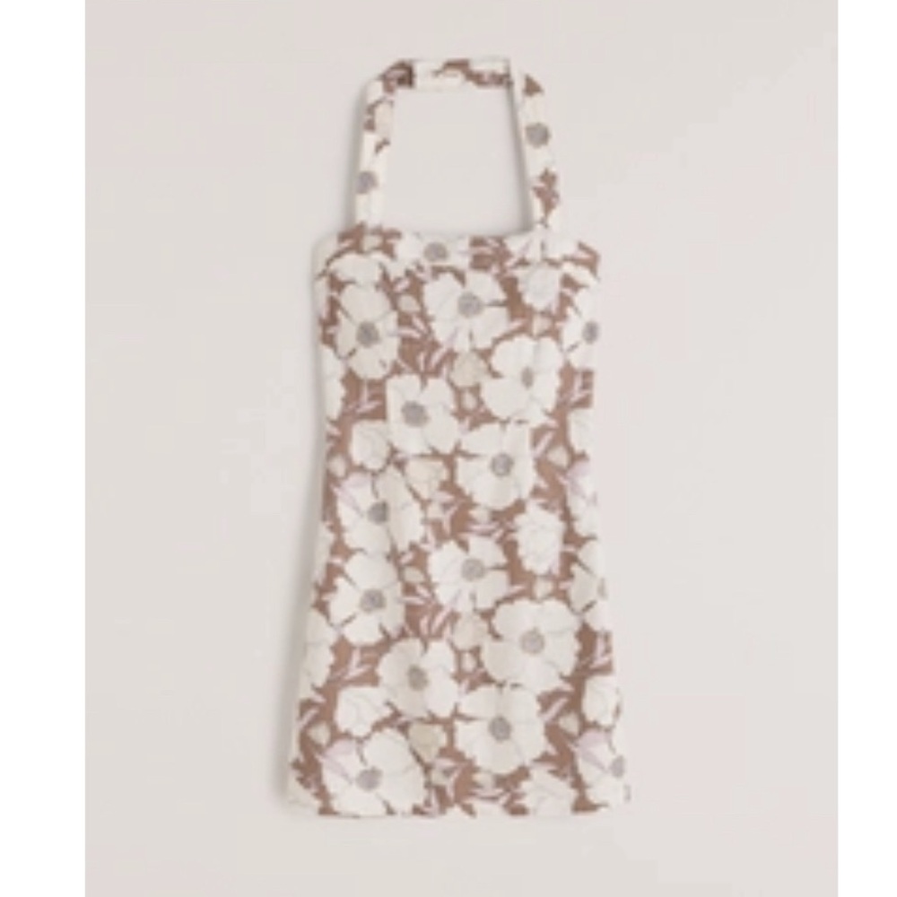 A&F linen halter dress